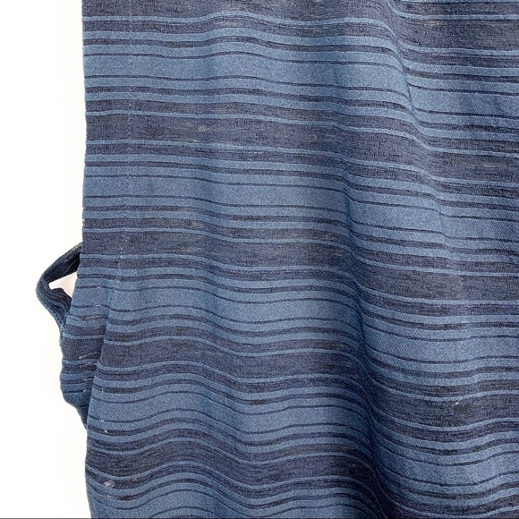 Navy Ladies Sheer Athletic Top - Picture 4 of 5